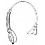 Zebra KT-HS3X-OHEAD1-01 headphone/headset accessory Headband