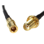 DeLOCK 88584 coaxial cable 0.2 m Black