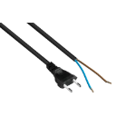 Kabelmeister SK0385-S015 electriciteitssnoer Zwart 1,5 m IEC Type C (3.8 mm, 1.1 mm) Surface connect