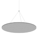 Bi-Office Archyi Sculpo (1200 x 1200mm) Ceiling Panel Round Dark Grey - SPD780205372 DD