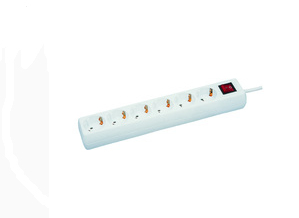 Microconnect GRU006W power extension 1.8 m 6 AC outlet(s) Indoor White