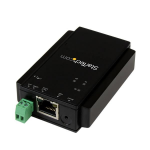 StarTech.com Serveur de périphériques à 1 port série RS232 vers IP Ethernet avec montage sur rail DIN