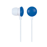 Gembird GMB Audio MHP-EP-001-B hoofdtelefoon/headset Hoofdtelefoons Bedraad In-ear Muziek Blauw, Wit