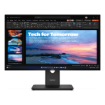 Lenovo ThinkVision T27QD-40 computer monitor 68.6 cm (27") 2560 x 1440 pixels Quad HD LED Black