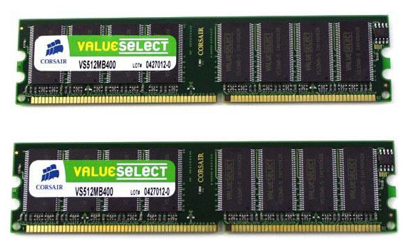 Image of Corsair 8GB (2x4GB) DDR3 1600MHz UDIMM memory module