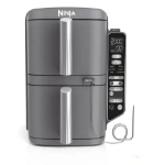Ninja SL451EU fryer Double 9.5 L Stand-alone 2470 W Hot air fryer Black