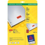 Avery L6036-20 printer label Red Self-adhesive printer label