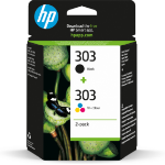 HP 3YM92AE/303 Printhead cartridge multi pack black + color 4ml Pack=2 for HP Envy Photo 6230/e