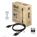 CLUB3D Ultra High Speed HDMI 4K120Hz, 8K60Hz Certified Cable 48Gbps M/M 1.5 m/4.92 ft