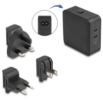 DeLOCK 41443 oplader voor mobiele apparatuur Universeel Zwart AC Binnen