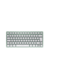 CHERRY KW 7100 MINI BT keyboard Bluetooth QWERTY English Mint colour