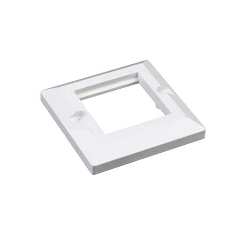 Image of FDL BEVELLED 86x86mm MODULAR FACEPLATE - 1 GANG / 2 MODULES