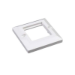 FDL BEVELLED 86 x 86mm MODULAR FACEPLATE  - 1 GANG / 2 MODULES