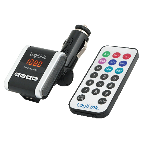 LogiLink FM0001A FM transmitter 87.5 - 108 MHz Wired Black, White