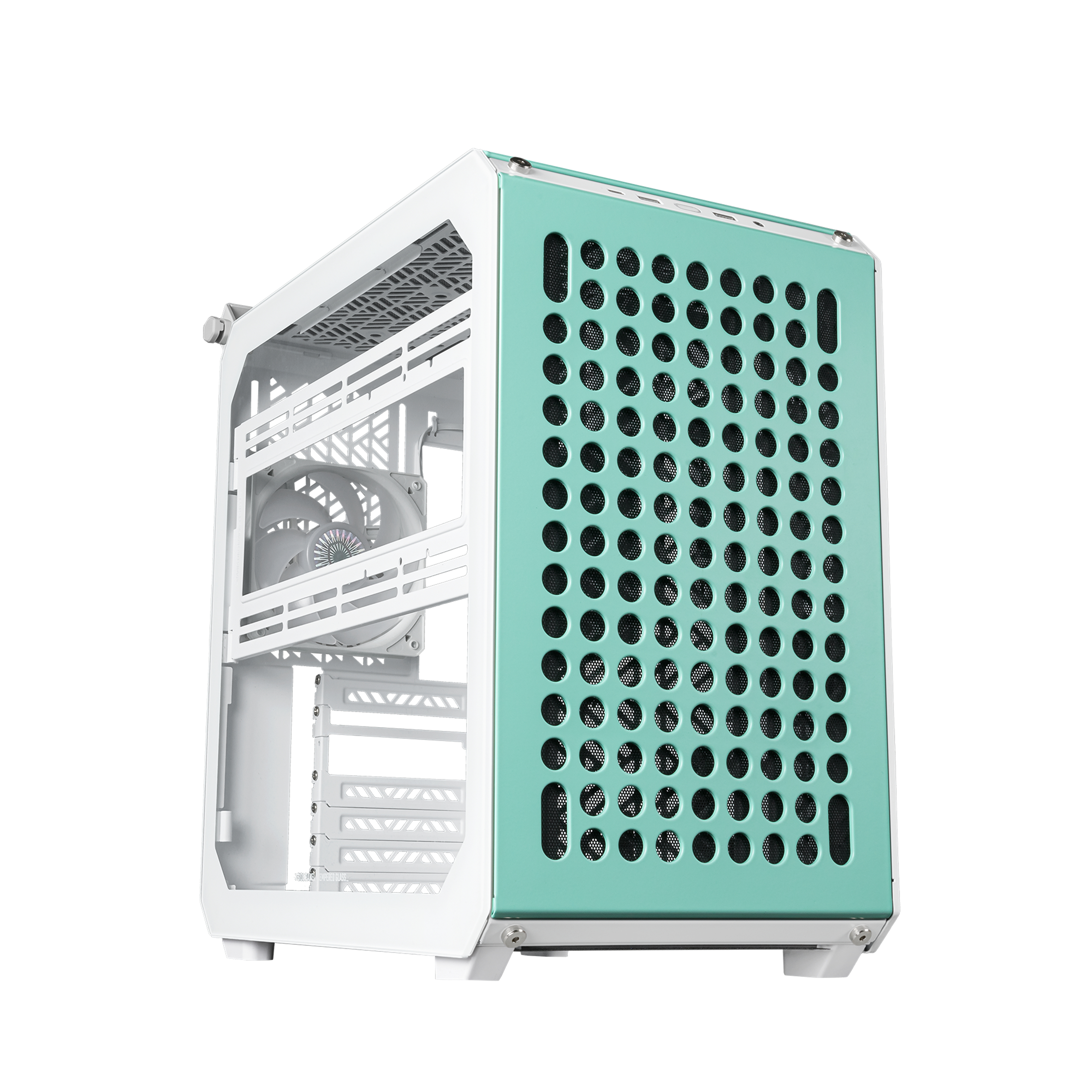Image of Cooler Master QUBE 500 Flatpack Macaron Edition Midi Tower Cream,...