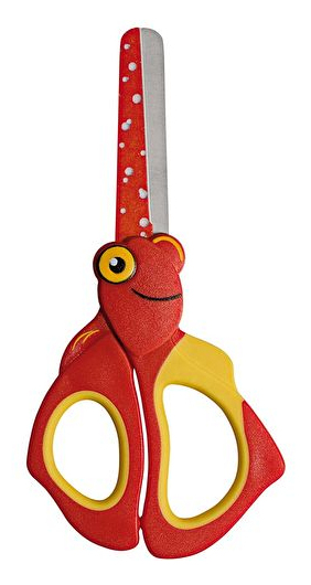 Wedo 73 6001 stationery/craft scissors Universal Straight cut Red, Yellow