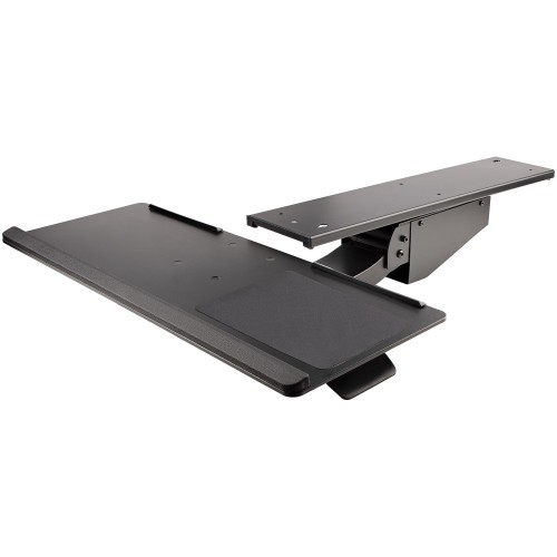 StarTech.com Under Desk Keyboard Tray - Full Motion & Height Adjustable Keyboard and Mouse Tray, 10