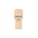 ADATA AI920, 64GB USB flash drive USB Type-A / Lightning 3.0 (3.1 Gen 1) Gold