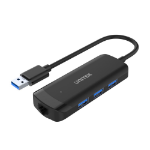 UNITEK uHUB Q4+ USB 3.2 Gen 1 (3.1 Gen 1) Type-A Black