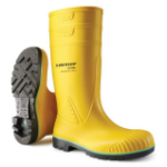 DUNLOP Acifort Heavy Duty Full Safety Wellington Boot Yellow 12 (Pair)