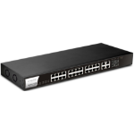 Draytek VigorSwitch G1280 Managed Gigabit Ethernet (10/100/1000) 1U Black