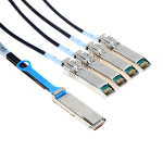 Mellanox Technologies QSFP / 4 SFP+, 5m InfiniBand cable 4 x SFP+ Black