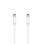 Hama 00205050 coaxial cable 15 m White