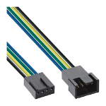 InLine Fan Cable Extension 4pin Molex male/female 0,30m