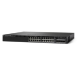 Cisco Catalyst 3650-24TS-S Network Switch, 24 Gigabit Ethernet (GbE) Ports, four 1 G Uplinks, 250WAC Power Supply, 1 RU, IP Base Feature Set, Enhanced Limited Lifetime Warranty (WS-C3650-24TS-S)