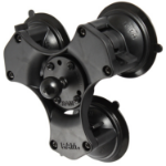 RAM Mounts Twist-Lock Triple Suction Cup Ball Base