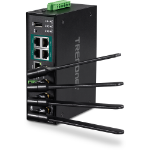Trendnet TI-WP100 wireless router Gigabit Ethernet Dual-band (2.4 GHz / 5 GHz) 3G 5G 4G Black