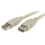 StarTech.com USBEXTAA_6 USB cable USB 2.0 70.9" (1.8 m) USB A Beige