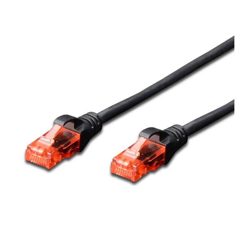 Image of FDL 3M CAT.6 UTP LSZH PATCH CABLE - BLACK