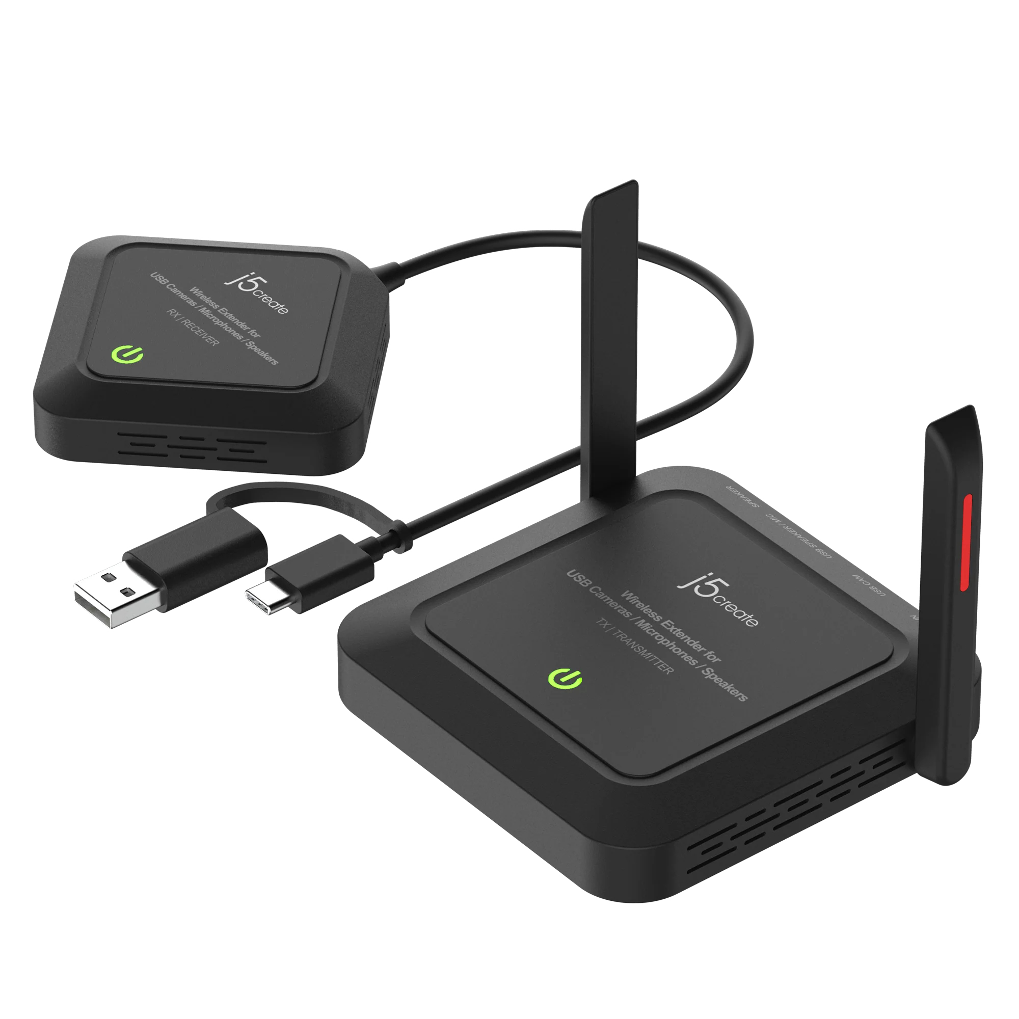 Image of j5create JVW120 Wireless Extender for USB Cameras / Microphones...