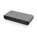 iogear GTD737 notebook dock/port replicator Thunderbolt 3 Black, Gray