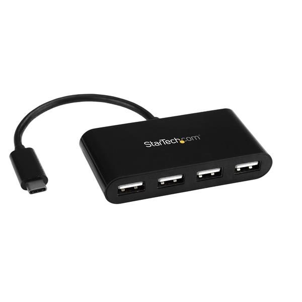 Image of StarTech.com 4-Port USB-C Hub - Mini Hub - USB-C to 4x USB-A - USB 2.0
