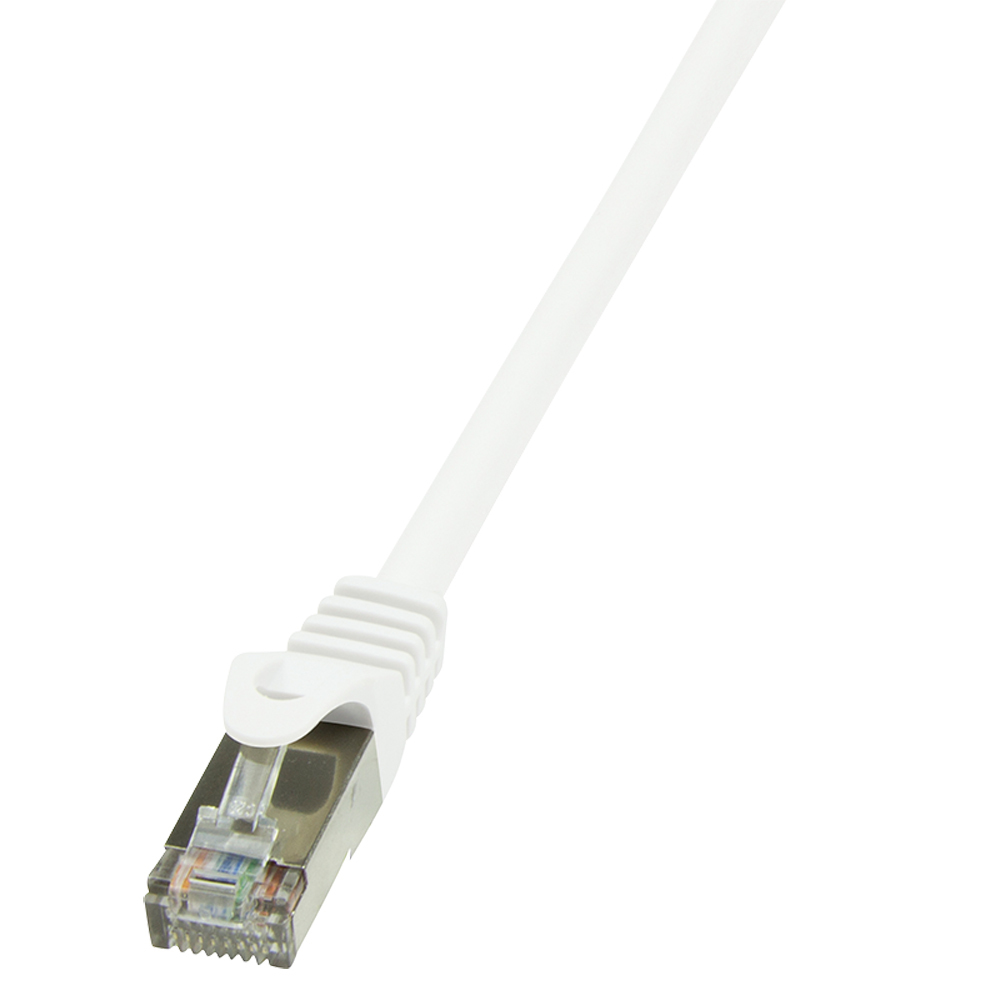 Image of LogiLink 0.5m Cat.6 F/UTP networking cable White Cat6 F/UTP (FTP)