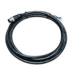 PLANET M12 A-Coded 5-Pin Male to bare end I/O cable, 1.2 meters, for ITS-5216 series Ethernet switch networking cable Black 1.2 m