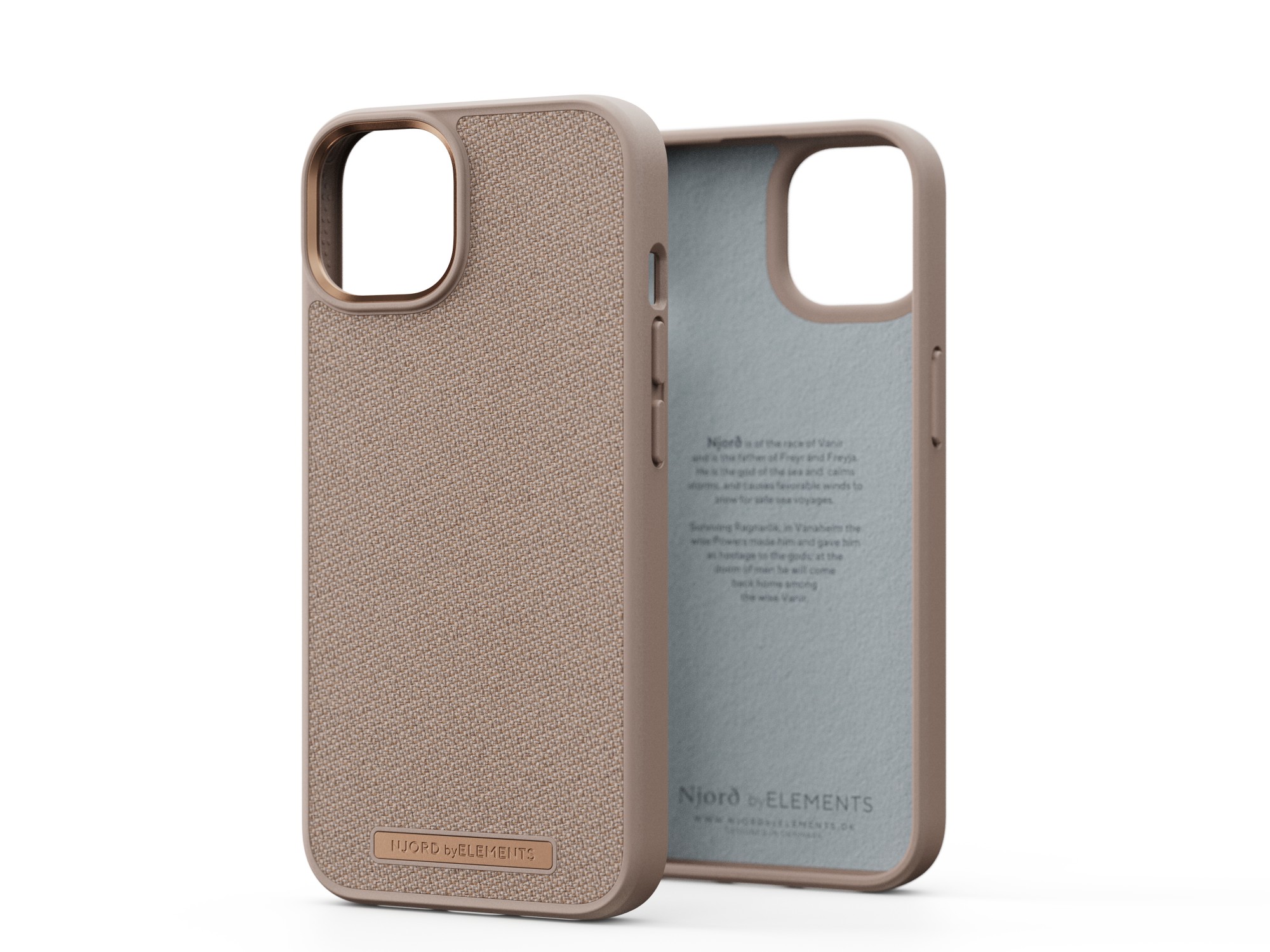 Photos - Case Njord byELEMENTS Just  - iPhone 14 - Pink Sand NA41JU12