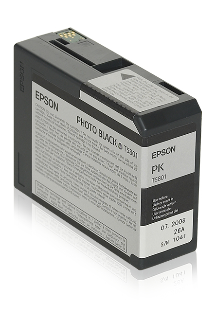 Image of Epson C13T580100/T5801 Ink cartridge foto black 80ml for Epson...