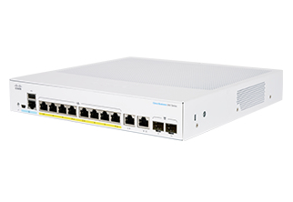 Image of Cisco CBS350-8FP-2G-EU network switch Managed L2/L3 Gigabit...