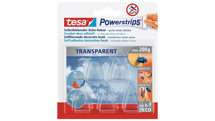 Image of TESA 58900-00013-20 - Indoor - Universal hook - White - 0.2 kg -...