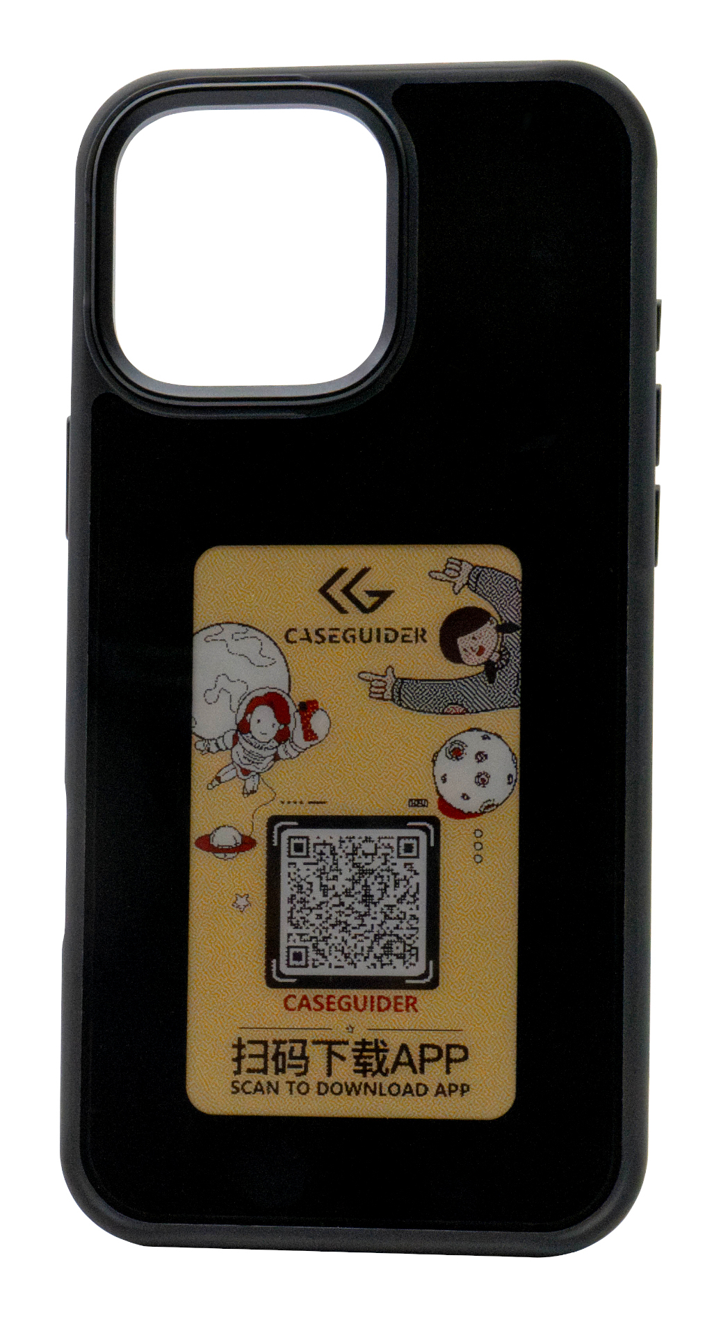 RealPower 504408 mobile phone case 17.5 cm (6.9") Cover Black