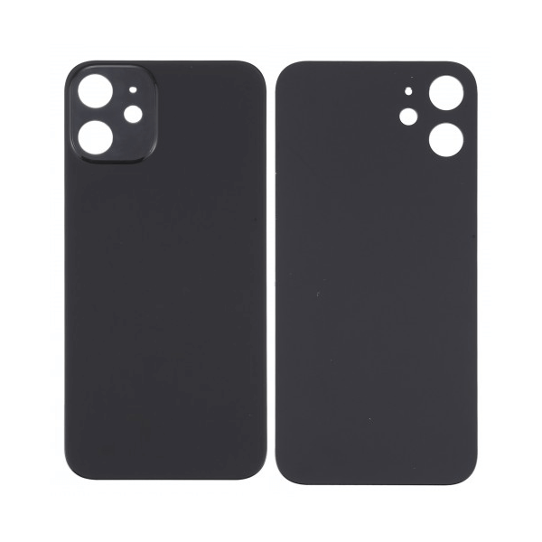 EU Product - iPhone 12 Back Cover (No Logo) - Black thumbnail