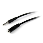 StarTech.com 1m 3.5mm/3.5mm audio cable 39.4" (1 m) Black