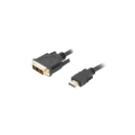 Lanberg CA-HDDV-10CC-0018-BK video kabel adapter 1,8 m HDMI Type A (Standaard) DVI-D Zwart