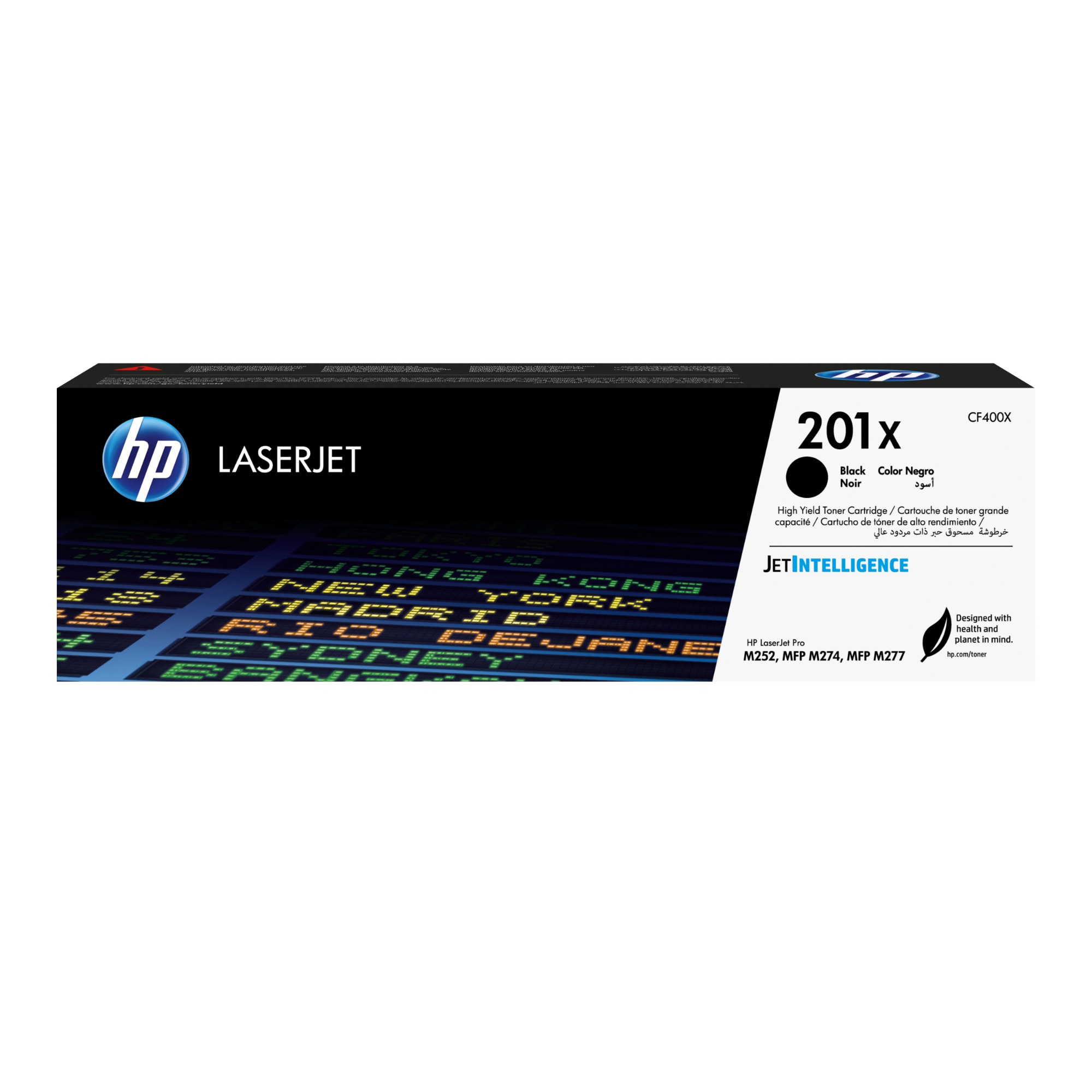 HP CF400X/201X Toner cartridge black high-capacity, 2.8K pages ISO/IEC 19752 for HP Pro M 252