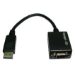 Cables Direct Display Port - VGA m/f 0.15 m VGA (D-Sub) DisplayPort Black