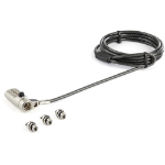 StarTech.com LTULOCK4D cable lock Black, Silver 78.7" (2 m)