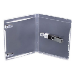 MediaRange BOX905 USB flashstationbehuizing Polypropyleen (PP) Transparant